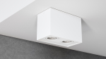 Ceiling spotlight fixture SPOT KALA 2x square white